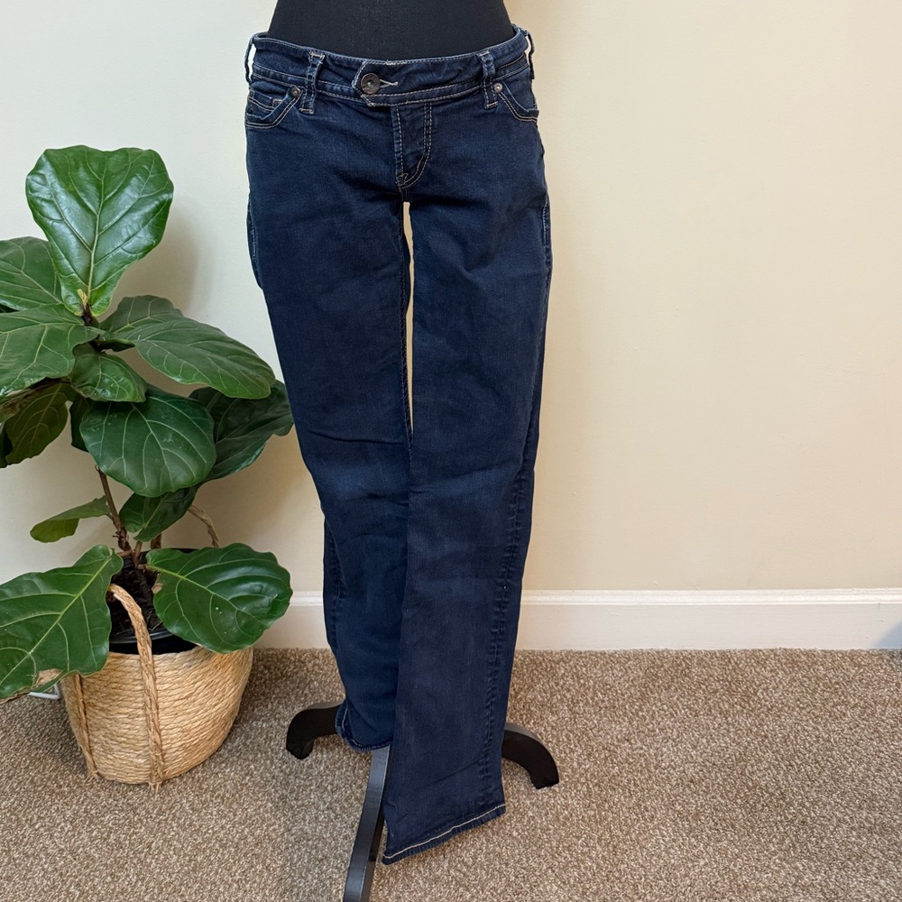 Silver Jeans Tuesday 16 1/2” Dark Blue Slim Bootcut Women's Jeans 31x33